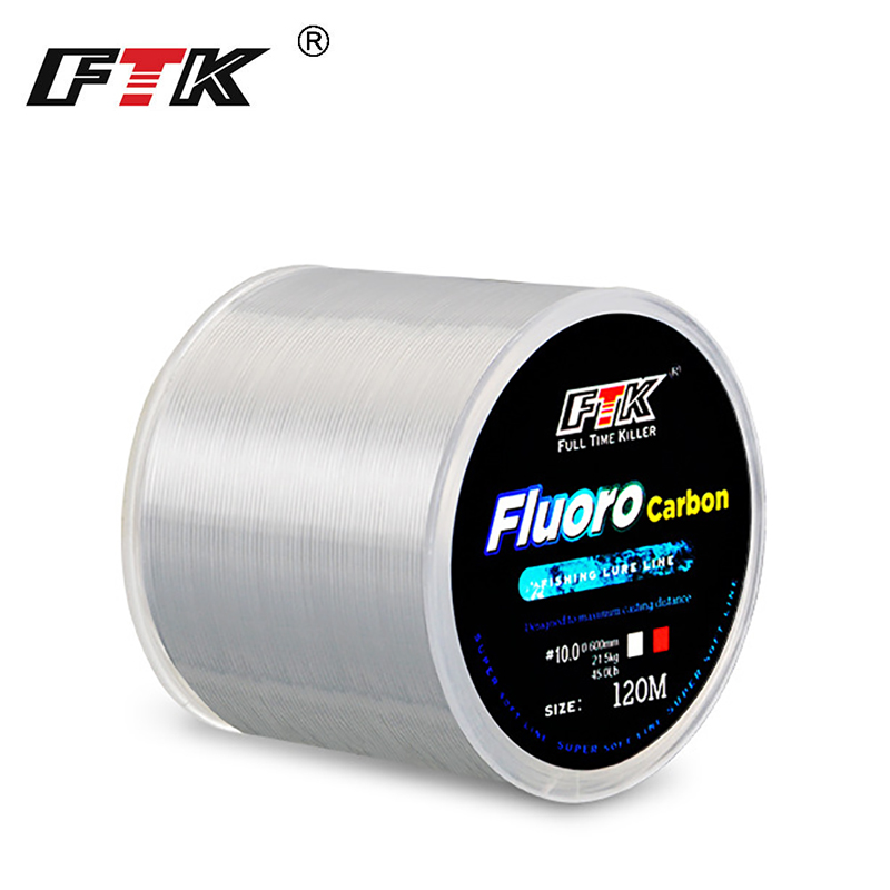 Fluorocarbon Line - FTK 120m Fishing Line 0.2mm-0.6mm 7.15LB-45LB