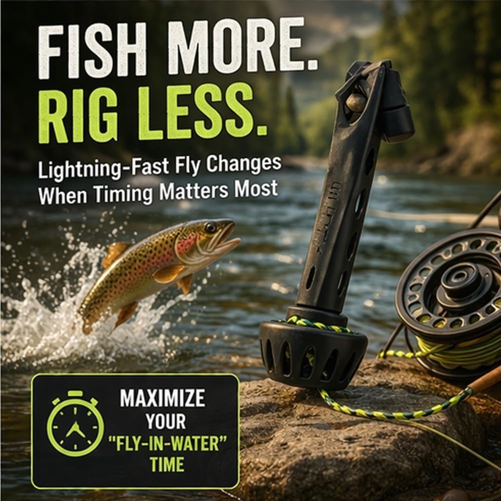 Portable Magnetic Fly Threader - огляд і ціна Fishing Line Winder